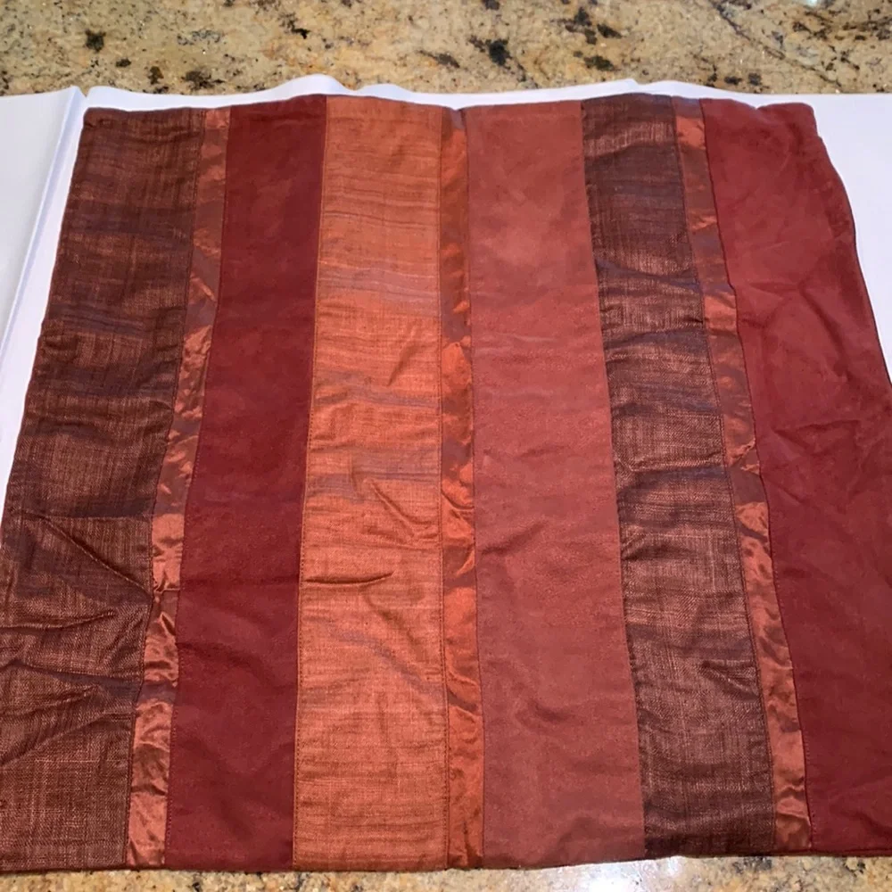 Crate & Barrel Brighton pillow cover 18”